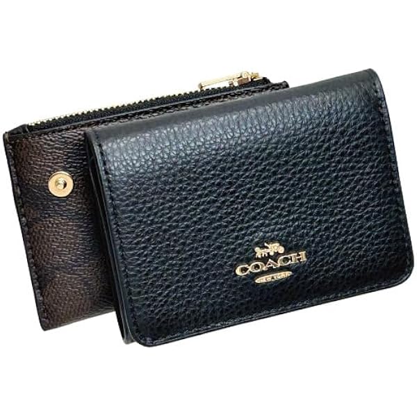 Amazon | コーチ レディース ポリッシュ ペブルレザー 札入れ 財布 B4